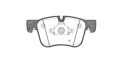 OPEN PARTS bpa156000 -  Комплект тормозных колодок, дисковый тормоз